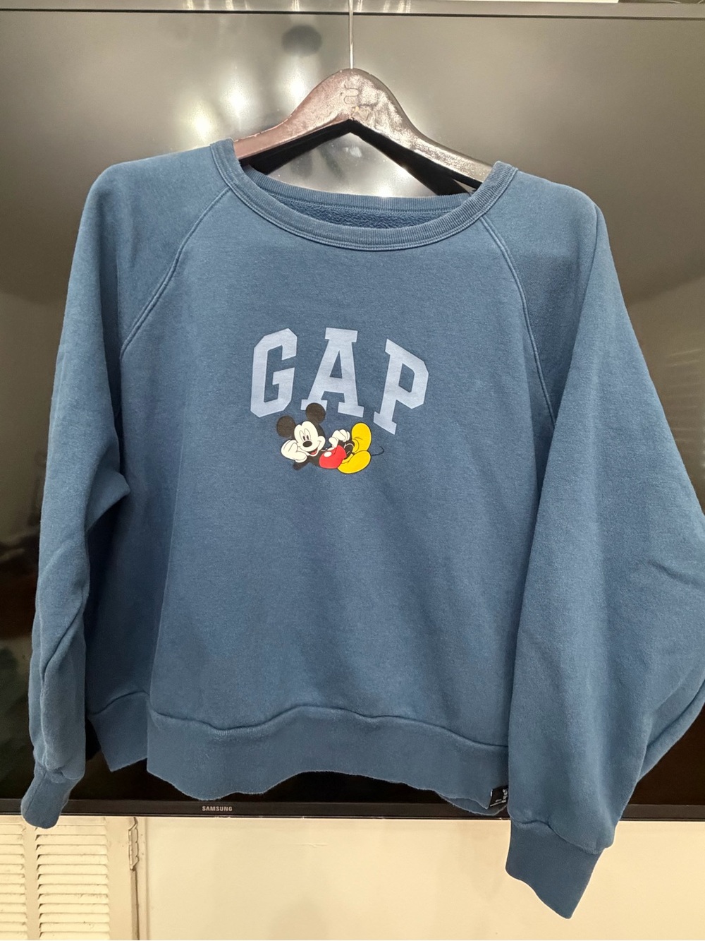 GAP Navy Blue Disney Crewneck Sweatshirt